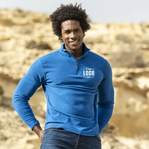 Felpa Pile Unisex Personalizzata
